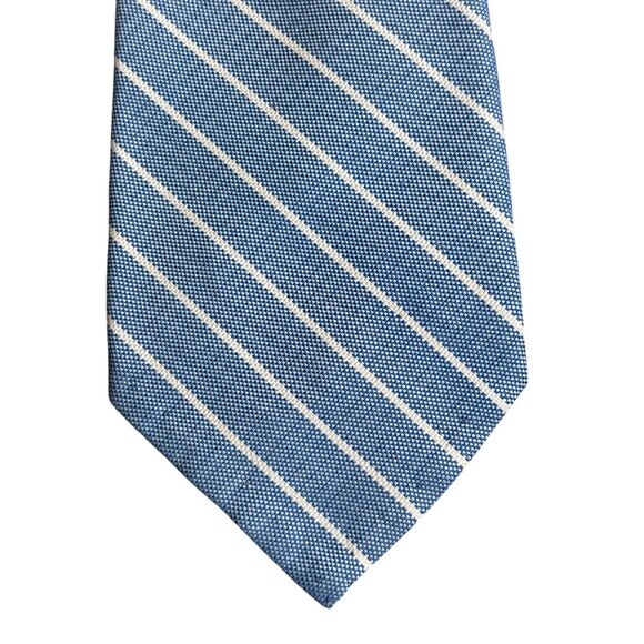 Jack Spade Tie Warren Street New York Striped Oxford Cloth Handmade Tie USA NWOT - Picture 4 of 7